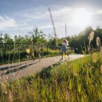 Quarry Landing single-family homes in North Edmonton, offering less density, more space, and a variety of home styles in a community with parks and trails for your family to enjoy.