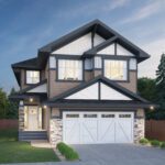 Executive homes in Quarry Landing feature large double and triple-car garages for added storage. These homes offer custom finishes and layouts, ranging from 32 to 44 feet wide, for luxury living.